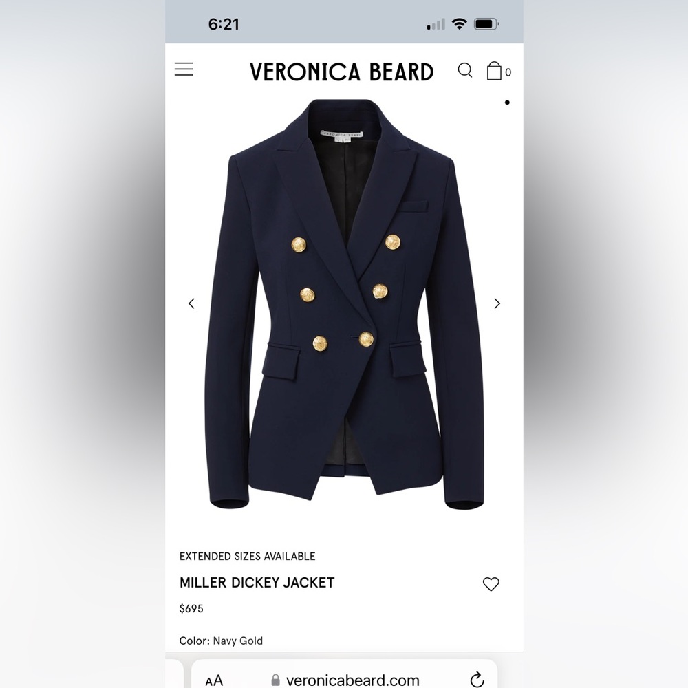 Veronica Beard Miller Dickie Jacket